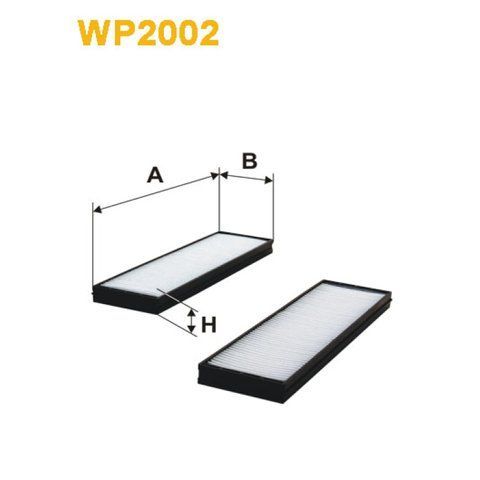 Фільтр салона Wix Filters (WP2002) - (Hyundai i20) WP2002 фото товара