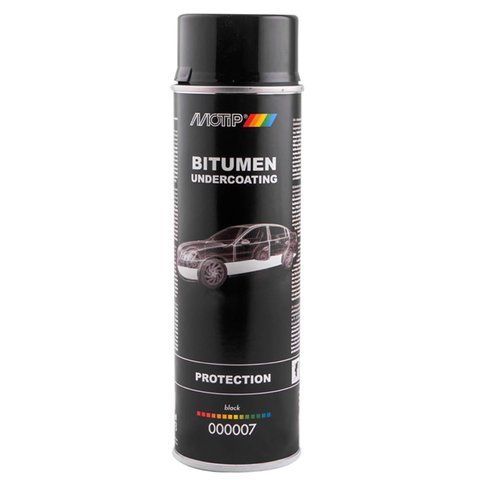Мастика бітумна MOTIP Bitumen Undercoating чорна аерозоль 500 мл (000007) 000007 фото товару
