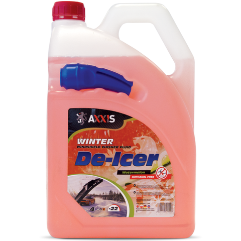 Омивач скла зимовий Axxis Watermelon каністра з лійкою -22 4 л носик (48021110410) AX-2102 фото товару