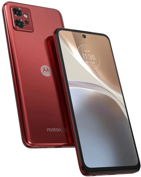 Смартфон Motorola Moto G32 8/256GB Dual Sim Satin Maroon (PAUU0052RS) PAUU0052RS фото