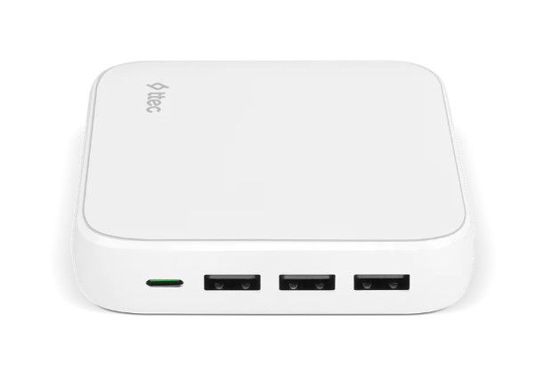 Мережевий зарядний пристрій Ttec SmartCharger Quattro GaN USB-C/USB-A 65W White (2SCG02B) 2SCG02B фото
