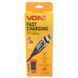 Кабель магнітний VOIN USB - Lightning 3А, 1m, black (швидка зарядка / передача даних) (VL-6101L BK) VL-6101L BK фото 4