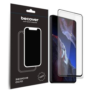 Захисне скло BeCover для Xiaomi Poco F5 Pro Black (709744) 709744 фото