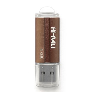 Флеш-накопичувач USB 4GB Hi-Rali Corsair Series Bronze (HI-4GBCORBR) HI-4GBCORBR фото