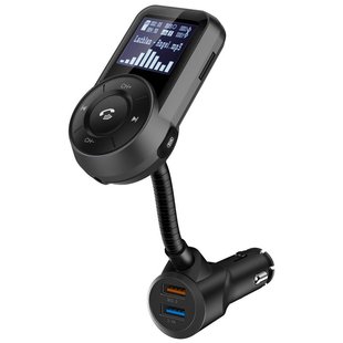 FM-трансмітер Grand-X 96GRX Hands Free Bluetooth V4.2 Quick Charge 3.0+2,4А 96GRX фото