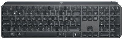 Клавіатура бездротова Logitech MX Keys Advanced for Business Wireless Illuminated UA Graphite (920-010251) 920-010251 фото
