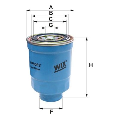 Фільтр паливний WIX FILTERS (WF8062) WF8062 фото