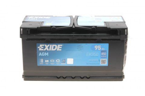 Акумулятор 95Ah-12v Exide AGM (353х175х190), R, EN850 EK950 фото товару