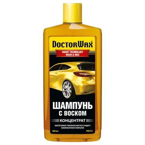 Автошампунь для очищення кузова Doctor Wax з воском концентрат 600 мл (DW8133) DW8133 фото товару