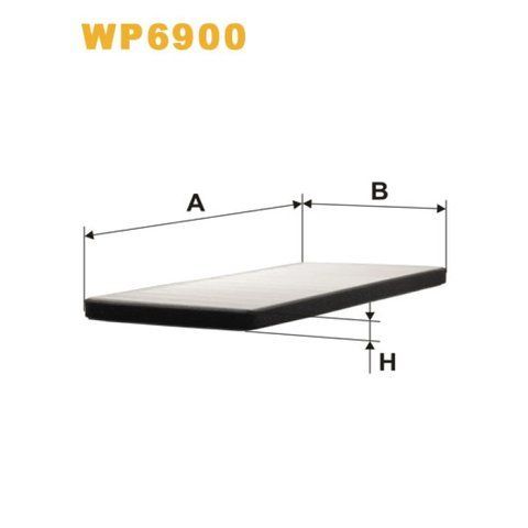 Фільтр салона BMW Serie 5 (E34), Serie 7 (E32) Wix Filters (WP6900) WP6900 фото товара