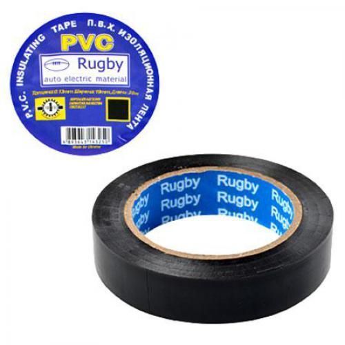 Изолента PVC 20м "RUGBY" черная (RUGBY 20) RUGBY 20 фото товара