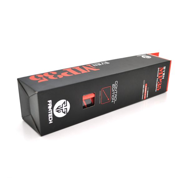 Килимок 350*250 для миші Fantech MP35 тканинний з бічної прошивкою, товщина 3 мм, колір Black, Color Box MP35 фото