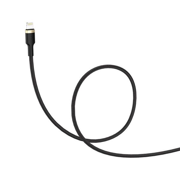 Кабель ColorWay USB - Lightning (M/M), spiral, 2.4 А, 1 м, Black (CW-CBUL051-BK) CW-CBUL051-BK фото