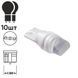 Лампа PULSO/габаритная/LED T10/W2.1x9.5d/W5W/1SMD/3D/CERAMIC/12v/0.5w/60lm White (LP-126023) LP-126023 фото 6