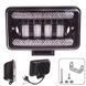Фара рабочего света + DRL LP-7716 HI+LOW (150*90*70) 9-36V/40W/6000K (LP-7716) LP-7716 фото 2