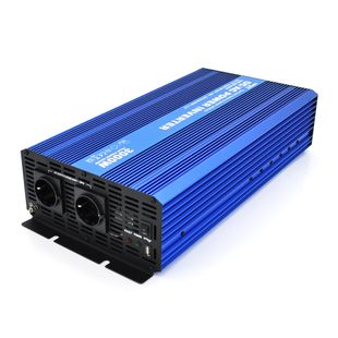 Інвертор напруги Carspa-SINUS P3000-122 (3000Вт), 12/220V, 2xShuko, 1USB, клеми, Box Q2 Carspa-SINUS-P3000-122 фото