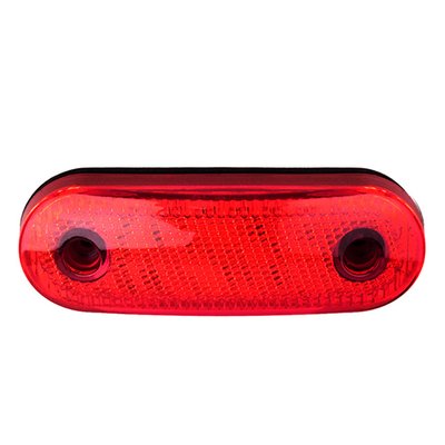 Повторитель габарита (овал) 21 LED 12/24V красный (TH-2130-red) TH-2130-red фото