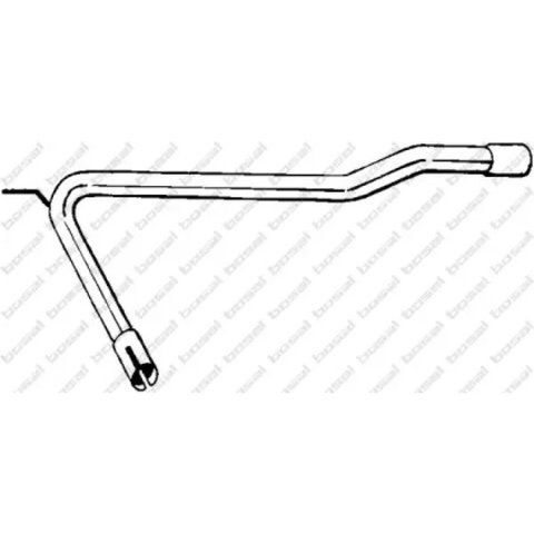 Глушник VW Caravelle T4 90-03, VW Multivan T4 92-03, VW Transporter T4 90-03 843-737 фото товара
