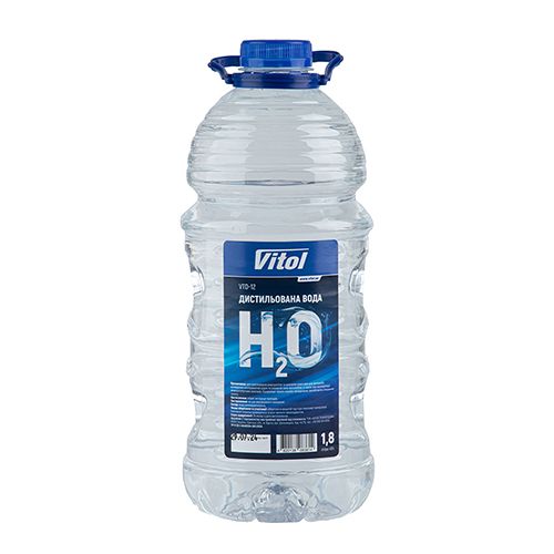 Дистильована вода VITOL 1,8л (VTD-12) VTD-12 фото