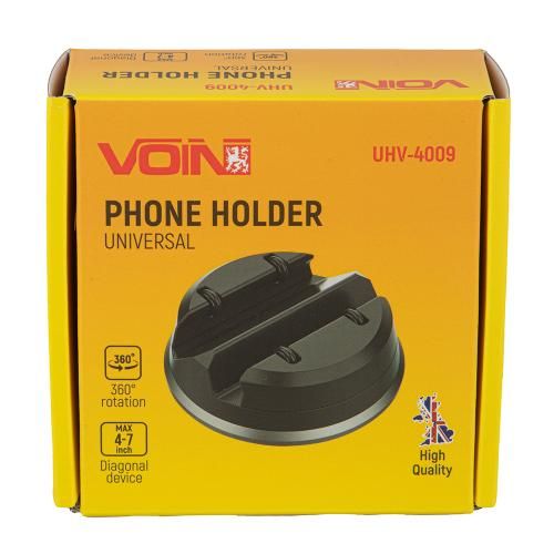 Тримач мобільного телефону VOIN UHV-4009, кріплення на скотч (UHV-4009) UHV-4009 фото