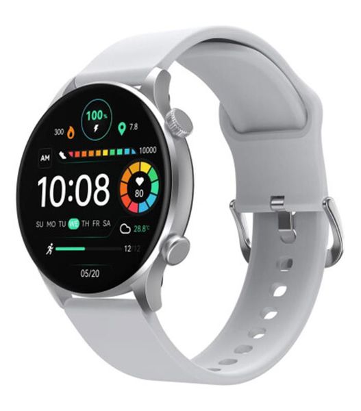 Смарт-часы Haylou Smart Watch Solar Plus LS16 (RT3) Silver/White HAYLOU-LS16-WH фото