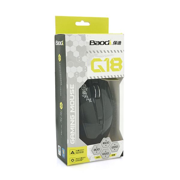 Миша провідна G18/Ga, Black, Q100 G18/Ga фото