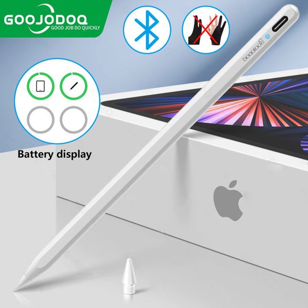 Стілус для планшета Apple iPad 2018-2021 Goojodoq 11 Gen Plus Bluetooth Magnetic 0.6mm White (1005003175942181W) 1005003175942181W фото
