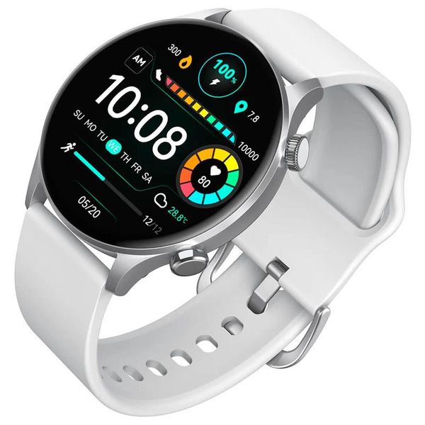Смарт-часы Haylou Smart Watch Solar Plus LS16 (RT3) Silver/White HAYLOU-LS16-WH фото