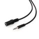 Аудіо-кабель Atcom 3.5 мм - 3.5 мм (M/F), 0.8 м, Black (16846) 16846 фото 1