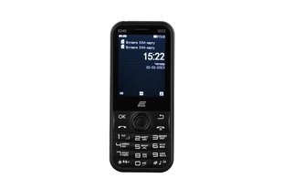 Мобiльний телефон 2E E240 2022 Dual Sim Black (688130245159); 2.4" (320х240) TN / кнопковий моноблок / ОЗУ 32 МБ / 32 МБ вбудованої + microSD до 16 ГБ / камера 0.3 Мп / 2G (GSM) / Bluetooth / 120.5х51х13.5 мм, 94 г / 1000 мАг / чорний 688130245159 фото