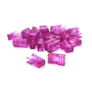 Конектор Ritar RJ-45 8P8C UTP Cat-5 (100 шт / уп.) Q100 Violet RJ45ML-VT фото