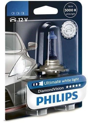 Автолампа галогенова H3 12V 55W PK22S DIAMONDVISION - ЯСКРАВЕ БІЛЕ СВІТЛО З БЛАКИТНИМ ВІДТІНКОМ 1ШТ. BLISTER 12336DVB1 фото товара