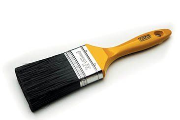 Кисть флейцевая черный искусственный ворс 2,5'' СИЛА 450805 фото товара