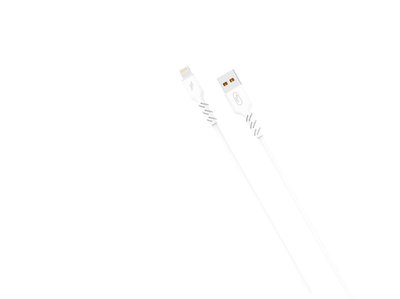 Кабель SkyDolphin S07L TPE High Elastic Line USB - Lightning (M/M), 1 м, White (USB-000593) USB-000593 фото