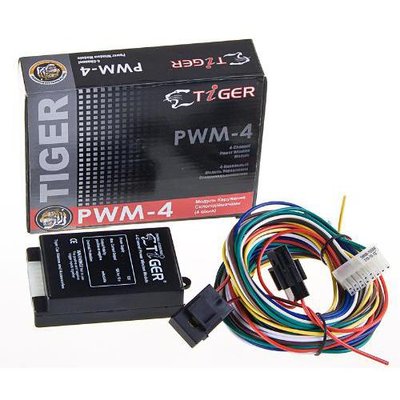 Модуль эл/стеклоподъемников Tiger PWM-4/4 cтекла/черный (PWM-4) PWM-4 фото