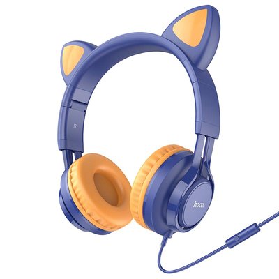 Гарнітура Hoco W36 Cat Ear Midnight Blue (W36MB) W36MB фото
