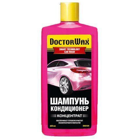 Автошампунь-кондиціонер для очищення кузова Doctor Wax концентрат 600 мл (DW8109) DW8109 фото товару