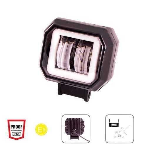 Фара робочого світла + DRL WLP-20S4M SPOT 4Led*5W /10-30V/20W/6000K (WLP-20S4M) WLP-20S4M фото товару
