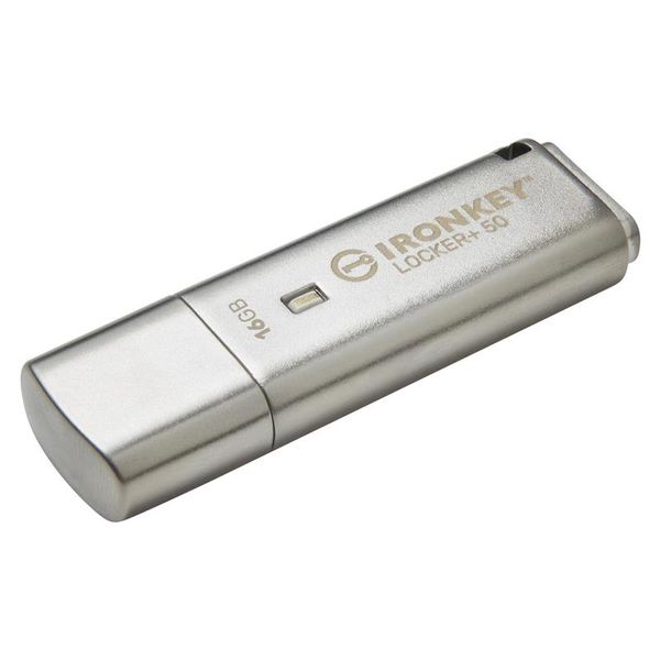 Флеш-накопичувач USB3.2 16GB Kingston IronKey Locker+ 50 (IKLP50/16GB) IKLP50/16GB фото