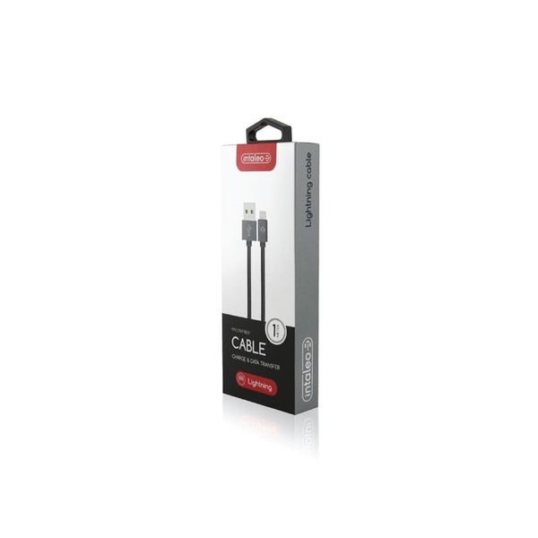 Кабель Intaleo CBGNYL1 USB - Lightning (M/M), 1 м, Grey (1283126477652) 1283126477652 фото