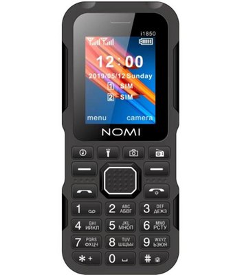 Мобiльний телефон Nomi i1850 Dual Sim Black i1850 Black фото