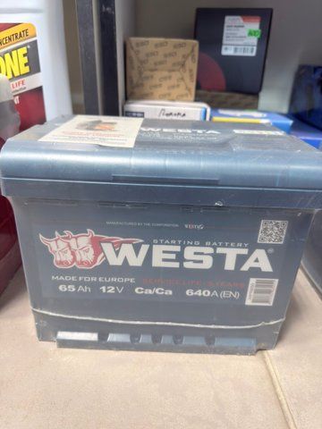 Акумулятор Westa 65Ah 640A R+ 6ct-65a(0) фото товару