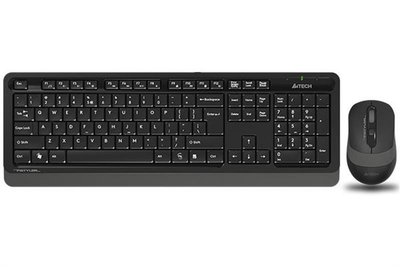 Комплект (клавіатура, мишка) бездротовий A4Tech FG1010S Black/Grey FG1010S (Grey) фото