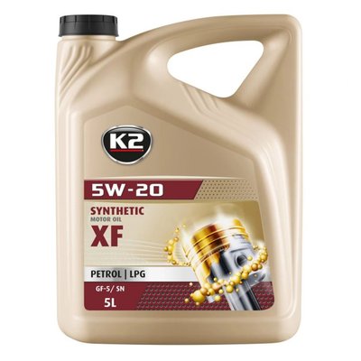 Олива моторна K2 Synthetic XF GF-5/SN 5W-20 5 л (O1715E) K20963 фото