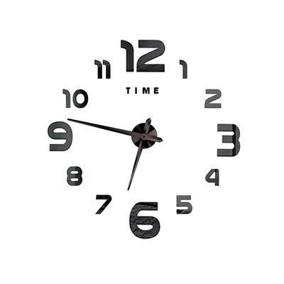 Настінний 3D годинник ZH17520, 120cm, Black ZH17520B фото