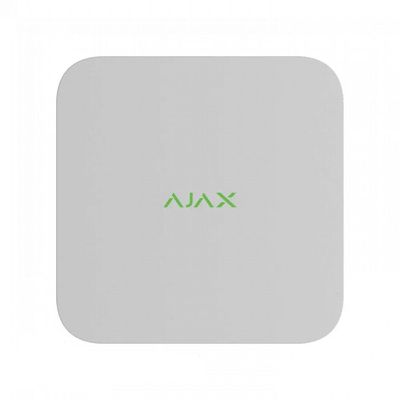 Мережевий відеореєстратор Ajax NVR (8ch) white, роздільна здатність до 4К, підтримка ONVIF/RTSP, декодування H.265/H.264, ємність до 16Тб Ajax NVR (8ch) white фото