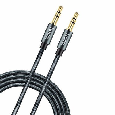 Аудіо-кабель Hoco UPA03 3.5 мм - 3.5 мм (M/M), 1 м, чорний (6957531051565) 6957531051565 фото