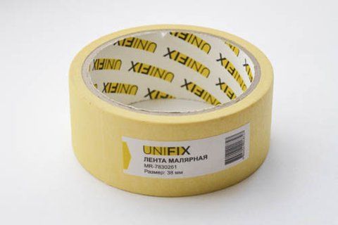 Стрічка клейка малярна 38мм*20м MR-7830261 UNIFIX MR-7830261 фото товару