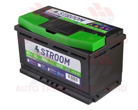 Акумулятор 82 Ah/12V 800A(EN) EFB 315x175x190 (0) R SM082-EA0 фото товару