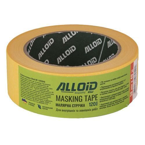 Alloid. Лента малярная 38мм х 40м, 120мкм (MT-1203840) MT-1203840 фото товара